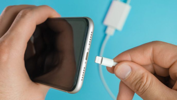 iPhone charging port