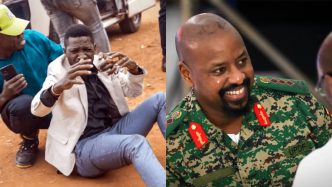 Museveni and Bobi Wine