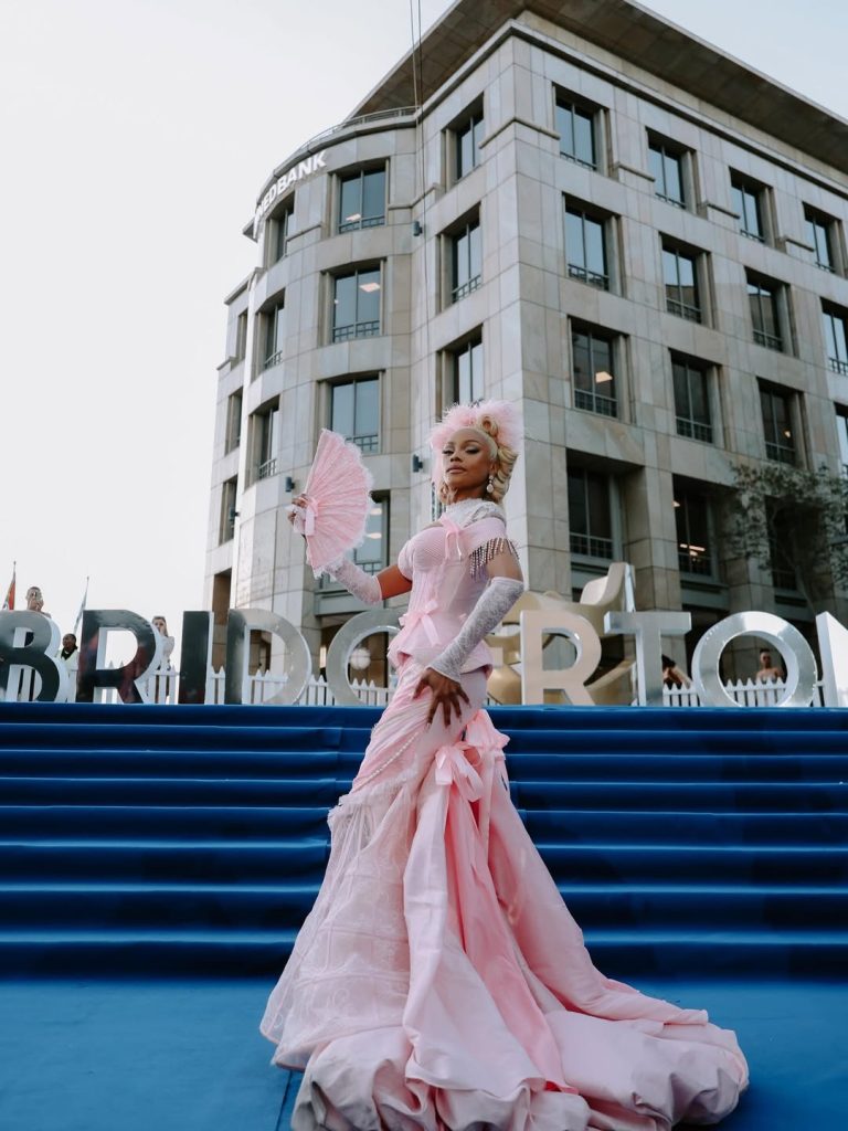 Bonang Matheba at Brigerton season 4 premiere