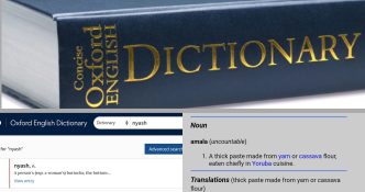Nigerian words in Oxford Dictionary 2026