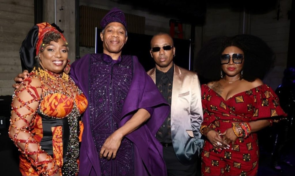 Fela's children receiving his lifetime award