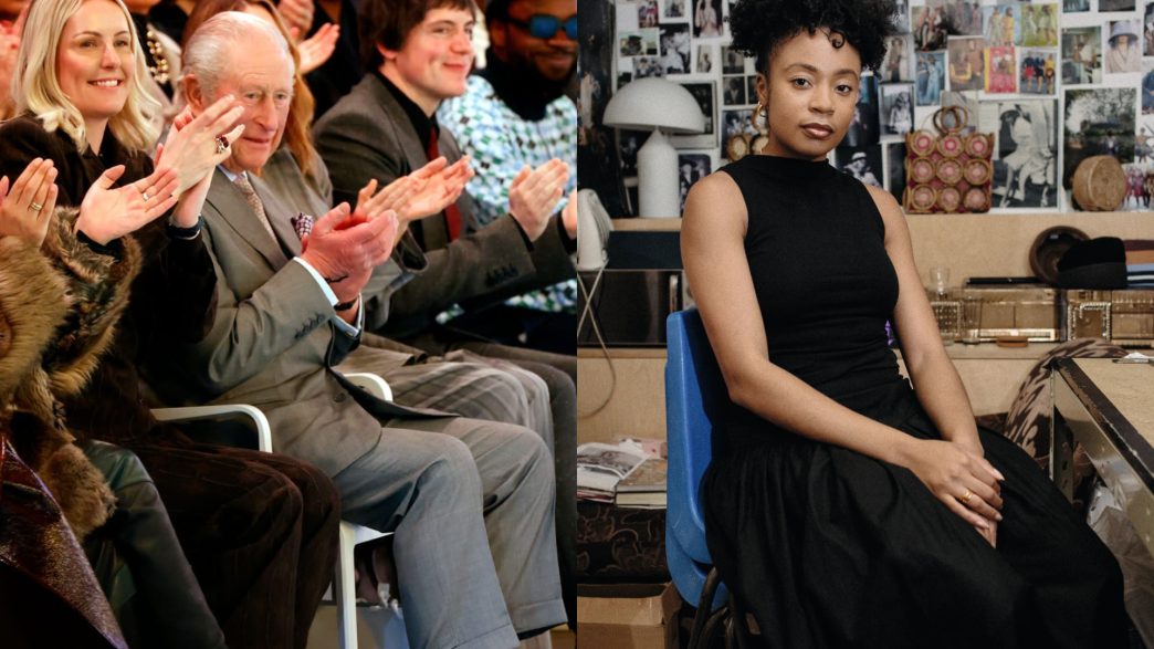 King Charles Sits Front Row at Nigerian-British Tolu Coker London Fashion Week Show