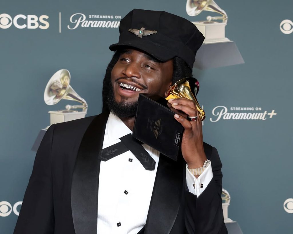 Shaboozey won his first Grammy for best country duo performance