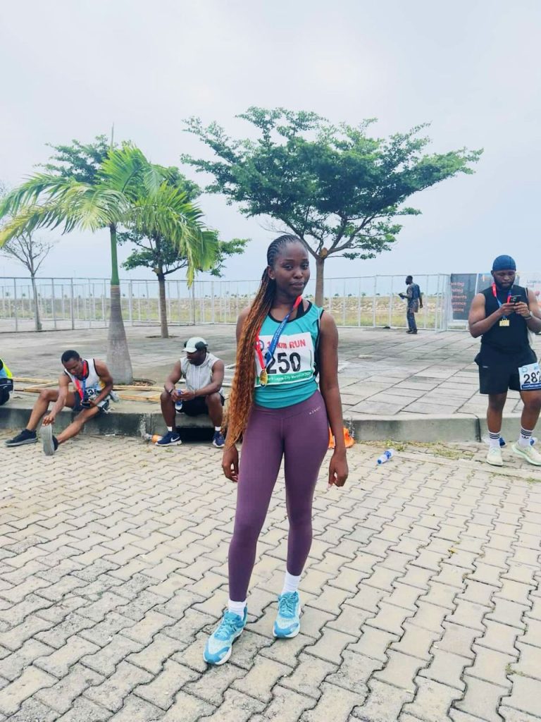 Ifeyinwa at the 2026 Access Bank Marathon