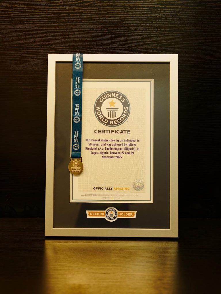 Guinness World Record for the Longest Magic Show by an Individual