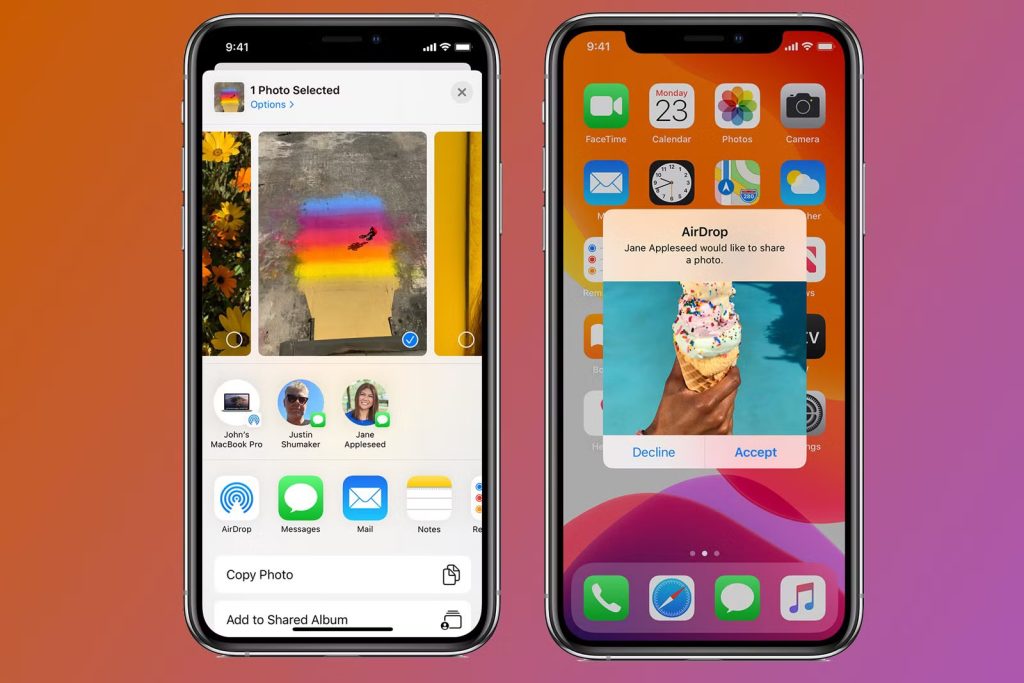 Airdrop on Google Pixel