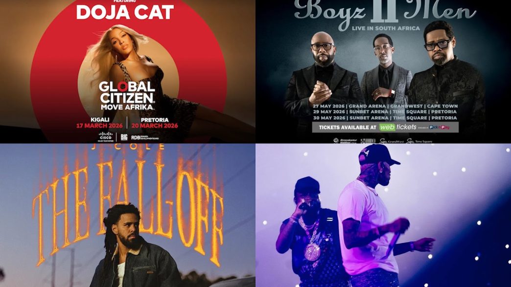 International artists performing in Africa