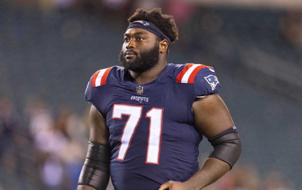 Michael Onwenu for the Patriots