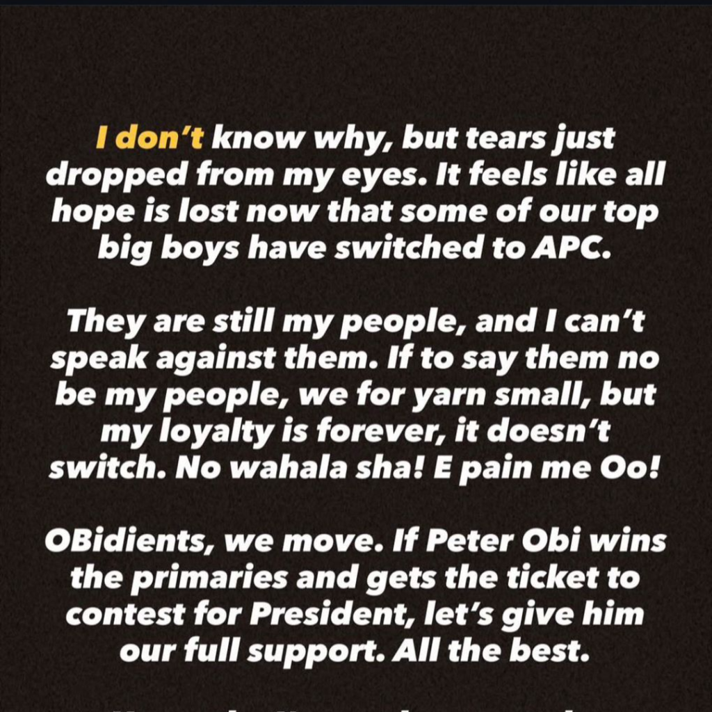 Igbo billionaires supporting Tinubu