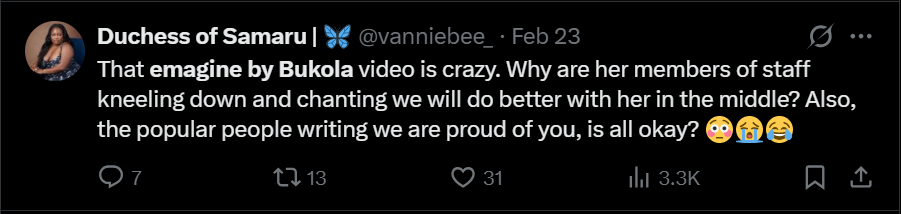 Emagine by Bukola apology video