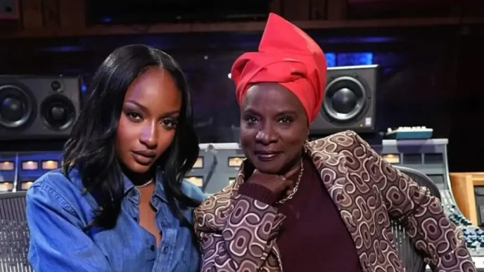 Cross-generational music collaborations Africa