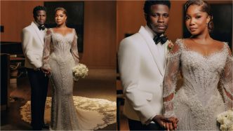 Veekee James Does It Again: Simi Sanya’s Wedding Dress Sets a New Standard for Brides