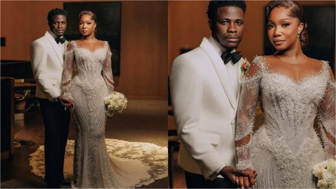 Veekee James Does It Again: Simi Sanya’s Wedding Dress Sets a New Standard for Brides