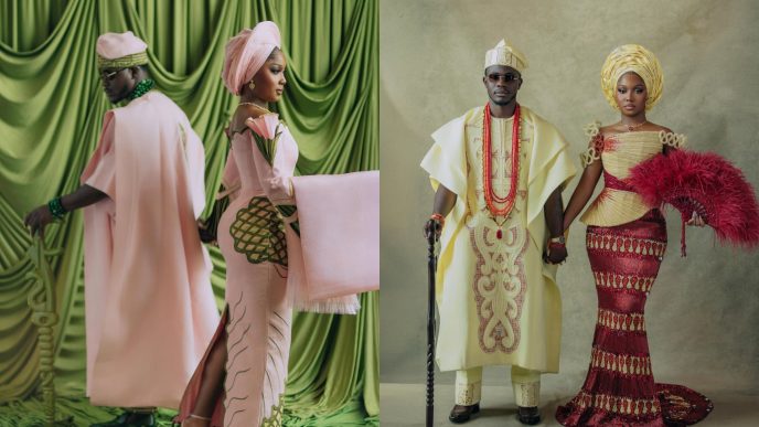 Who Made Simi and Femi Dapson’s Outfits for Their Traditional Wedding?