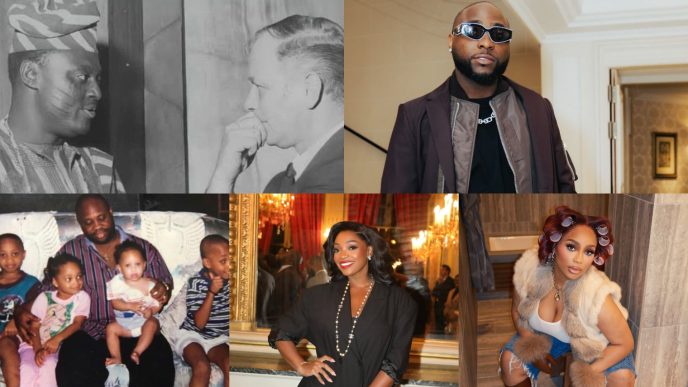 The members of the Adeleke family