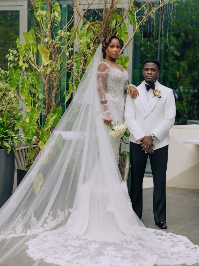 Veekee James Does It Again: Simi Sanya’s Wedding Dress Sets a New Standard for Brides