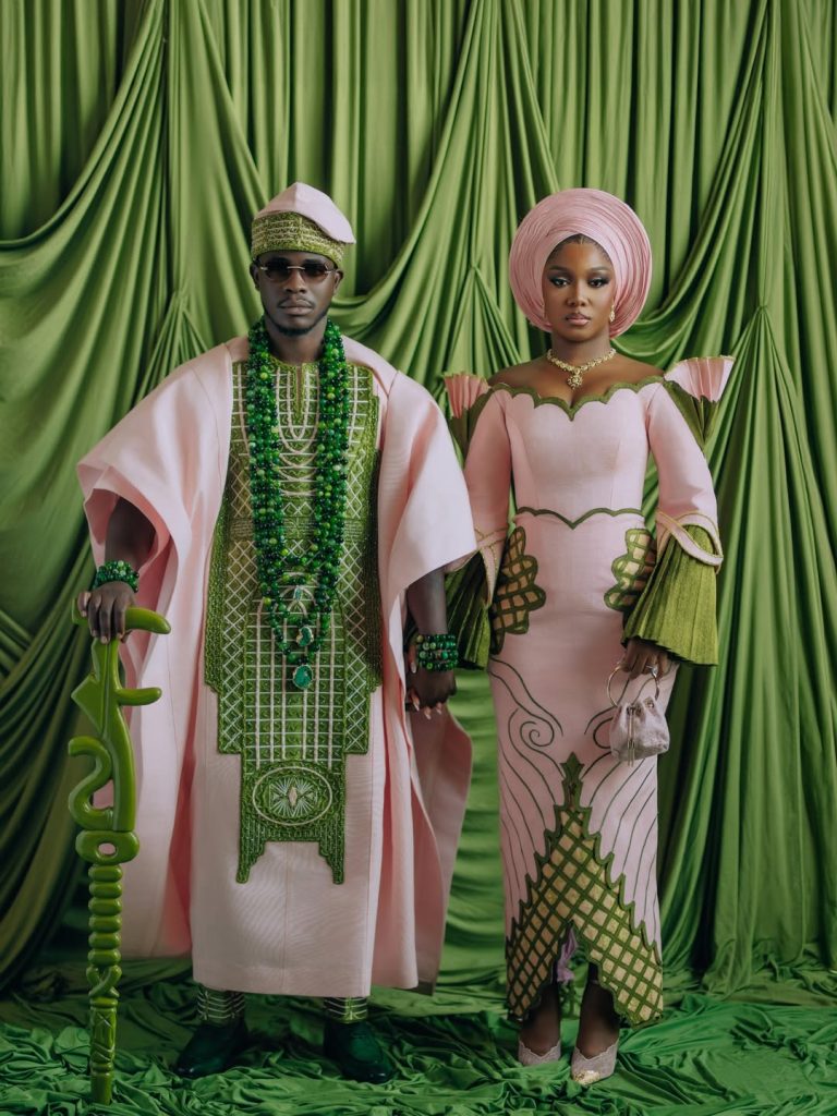  Simi and Femi Dapson’s Outfits for Their Traditional Wedding