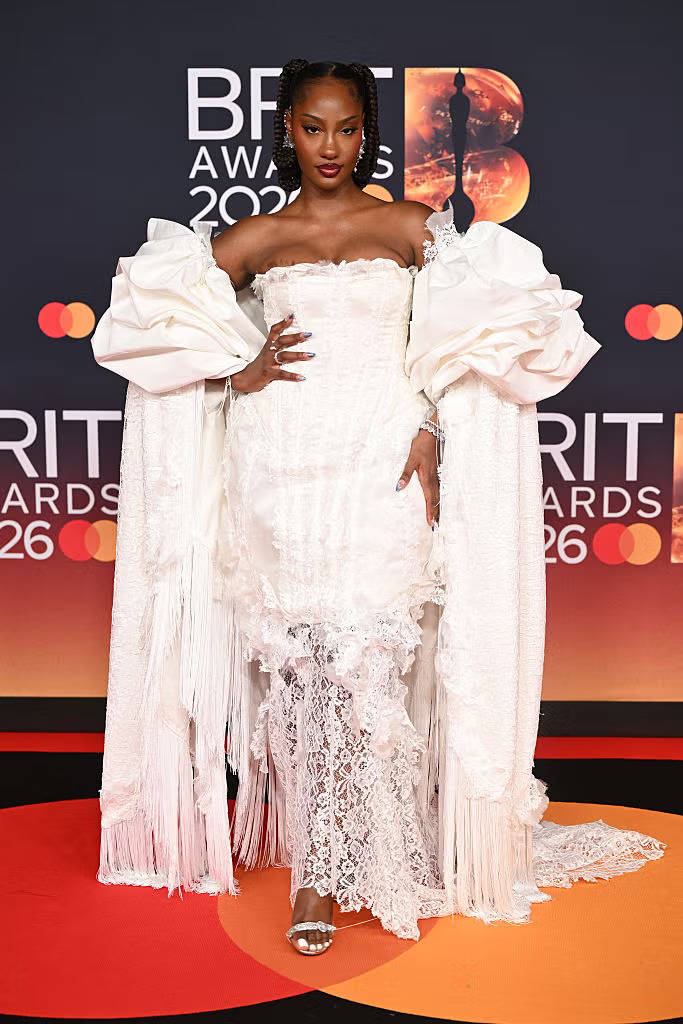 Tems at the Brit Awards 2026