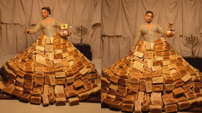 Queen Mercy Atang’s AMVCA Dress Gets Guinness World Records’ Attention 