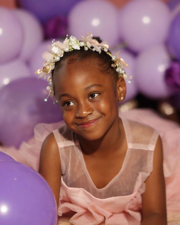 Davido's second daughter, Hailey Adeleke