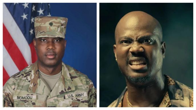 'Monica' Nollywood Actor Joseph Momodu Joins the US Army