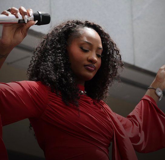 Tems Sings at Obama's Presidential Library Opening