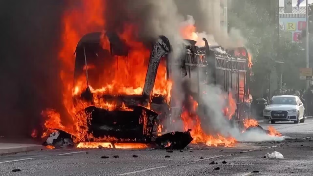 Riot in Belfast Over Sudanese Knife Attack
