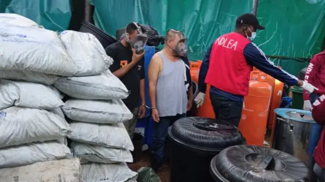 NDLEA Arrests Mexican and 4 Others in Multi-billion-naira Oyo Forest Drug Lab Bust