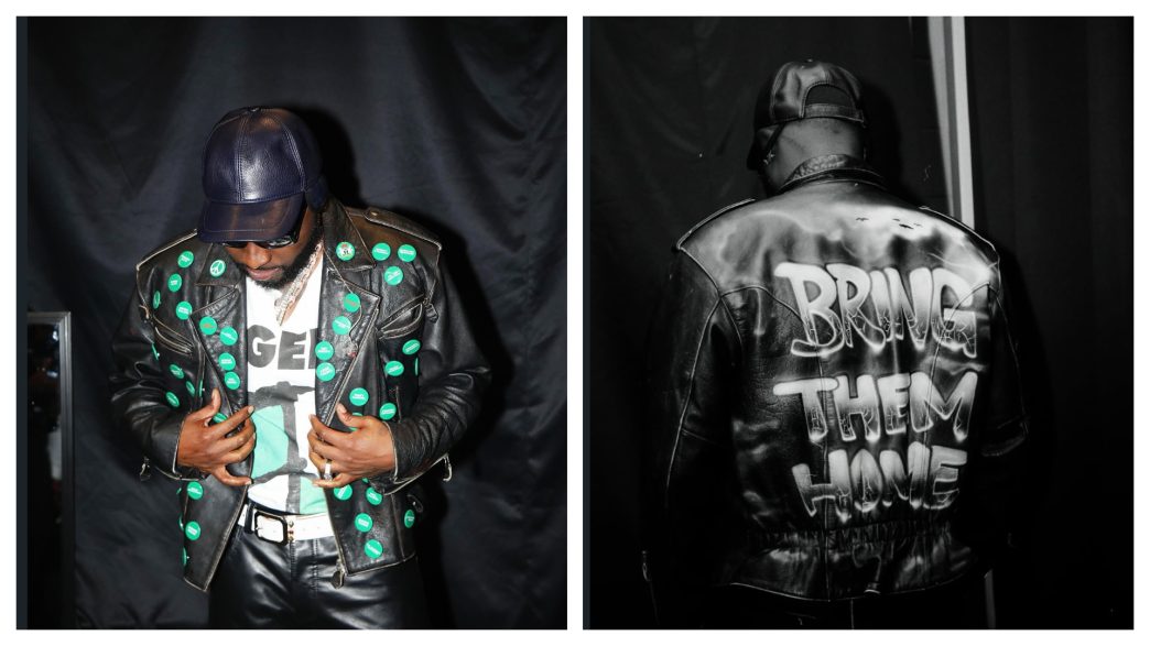 Davido Explains Why He Wore a Jacket with the Names of Abducted Oyo Pupils and Teachers