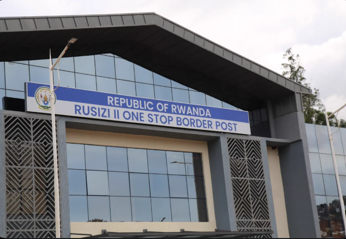 The republic of Rwanda border post