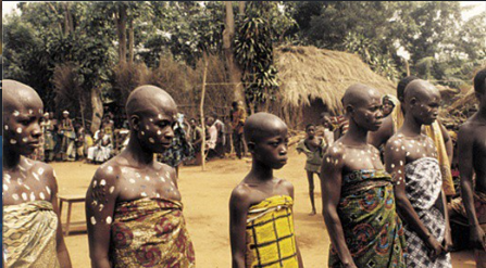 Girls in thetrokosi system
