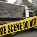 Crime Scene secured by police during a homicide investigation, illustrating violent crime in Africa