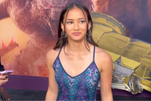 Kaylee Hottle at the premiere of Godzilla x Kong: The New Empire