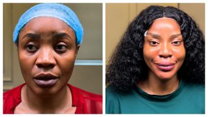 Uche Ogbodo gets new face after splitting from younger lover