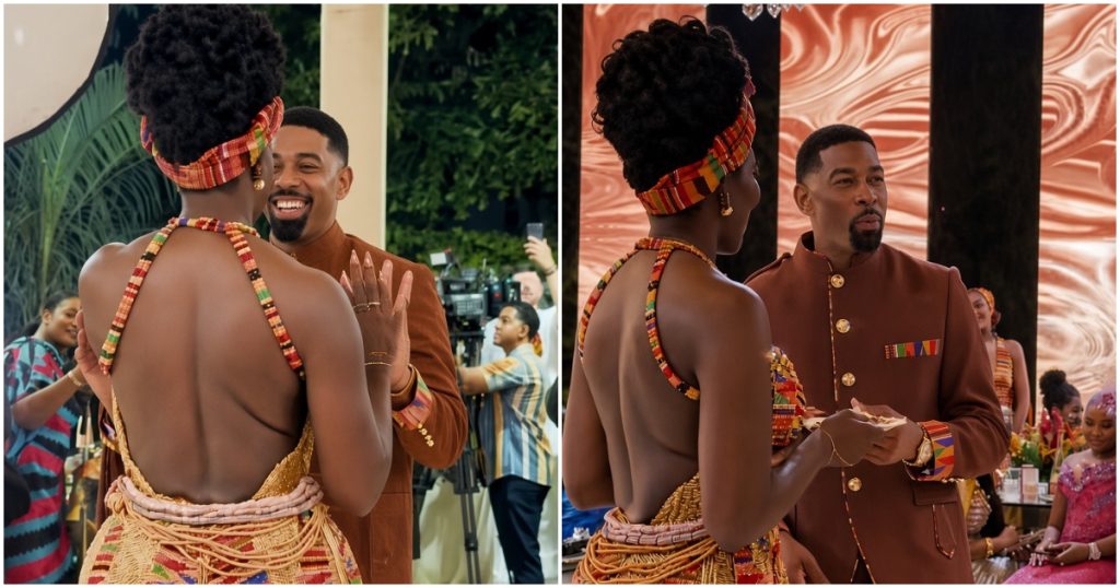 Bozoma Saint John's Kente Dress Breaks Protocol at Ghana Wedding