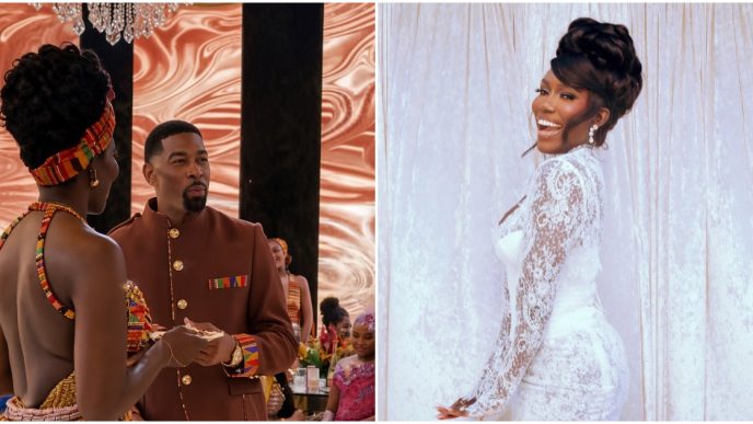 Bozoma Saint John's Kente Dress Breaks Protocol at Ghana Wedding