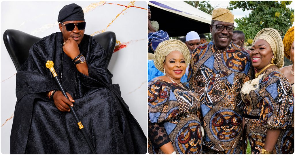 Taiwo Hassan Ogogo and his 2 wives