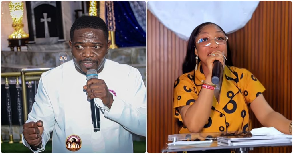 Pastor Andrew Emajere challenges Tonto Dikeh's calling to be an evangelist