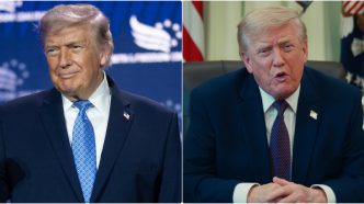 Trump hides in catering cart following Iran threat