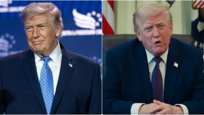 Trump hides in catering cart following Iran threat