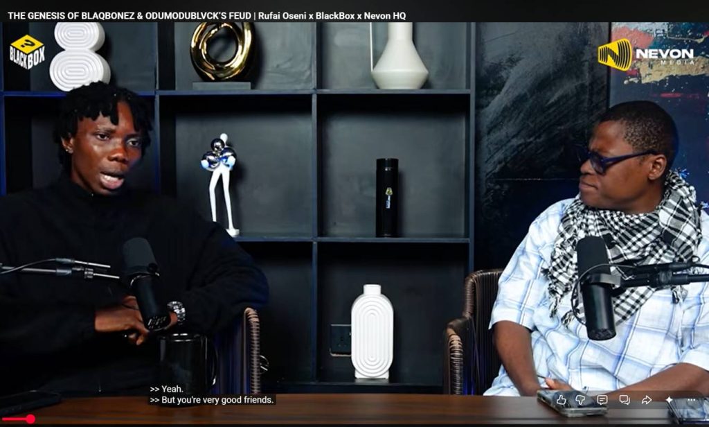 BlaqBonez has revealed what he says triggered his fallout with Odumodublvck