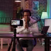 Young professional creating content in an office