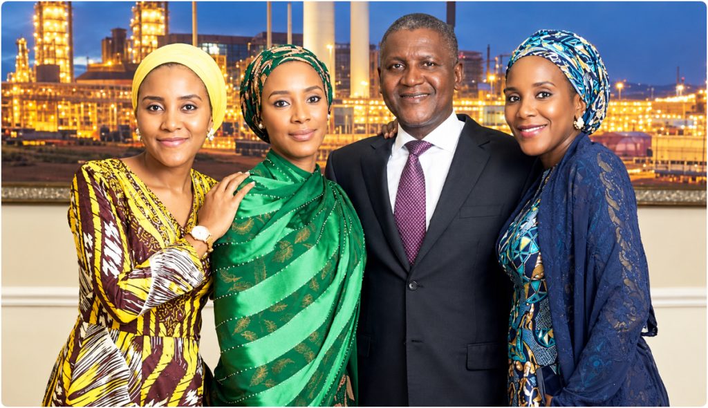 Dangote speaks glowingly about his daughters, comparing them to a son