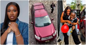 Comedian Warri Pikin Surprises Friend Who Stood By Her During Hard Time With SUV