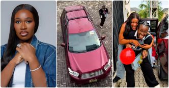 Comedian Warri Pikin Surprises Friend Who Stood By Her During Hard Time With SUV