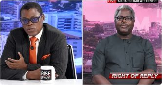 Drama on ARISE TV as Wike’s Aide Lere Olayinka Refuses to Answer Rufai Oseni