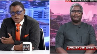 Drama on ARISE TV as Wike’s Aide Lere Olayinka Refuses to Answer Rufai Oseni