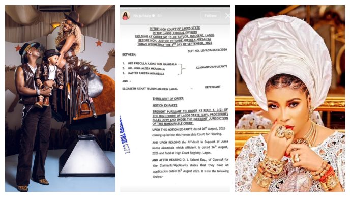 Priscilla Ojo Takes Legal Action Against Lizzy Anjorin Over Son’s Photos