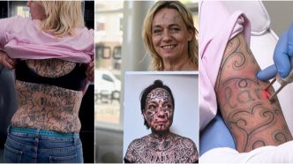 Joke's forced tattoos