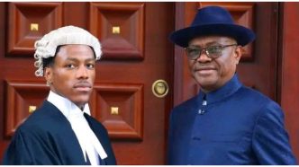 Wike's son passport